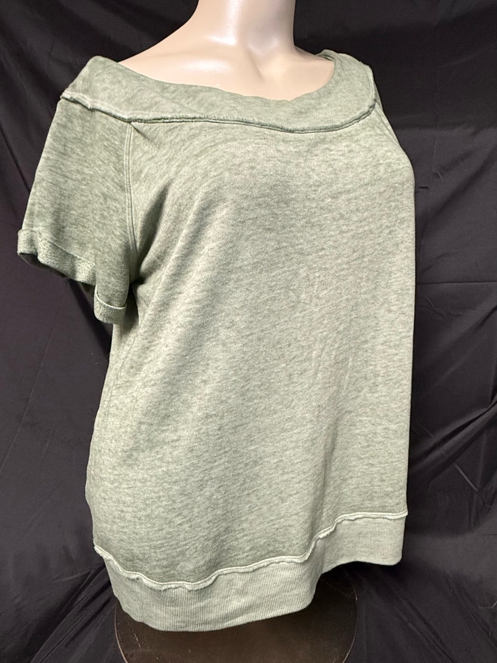 Maurices Relaxed Short Sleeve Top in Sage